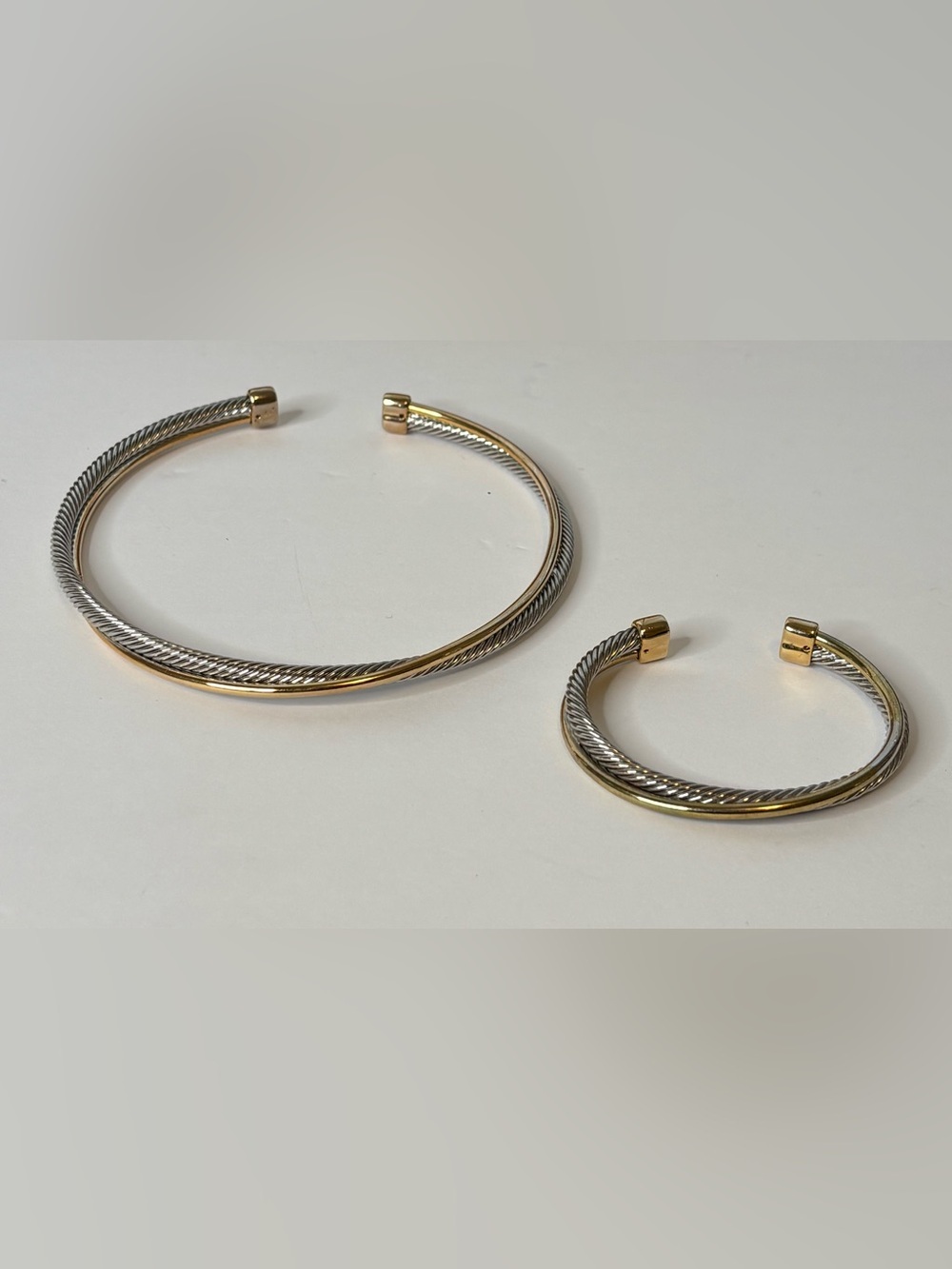 CHOKER/BRACELET TWO TONE SET